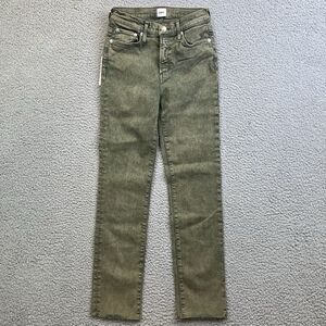 EDWIN Bree Mid-Rise Acid-Wash Straight Jeans 26 Women's High Rise Retro‎ 24x26